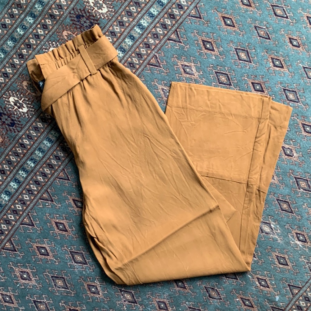 J. Crew paper bag pants.